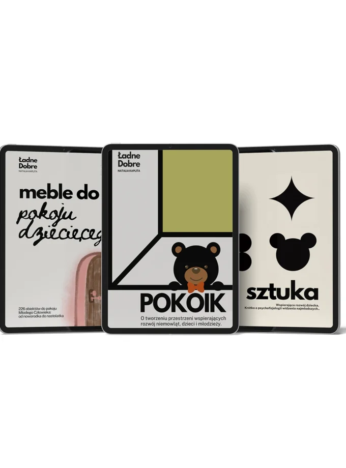 Pokoik + Meble do pokoju dziecięcego + Sztuka. Psychofizjologia widzenia najmłodszych +  Plakaty (pakiet ebooków)